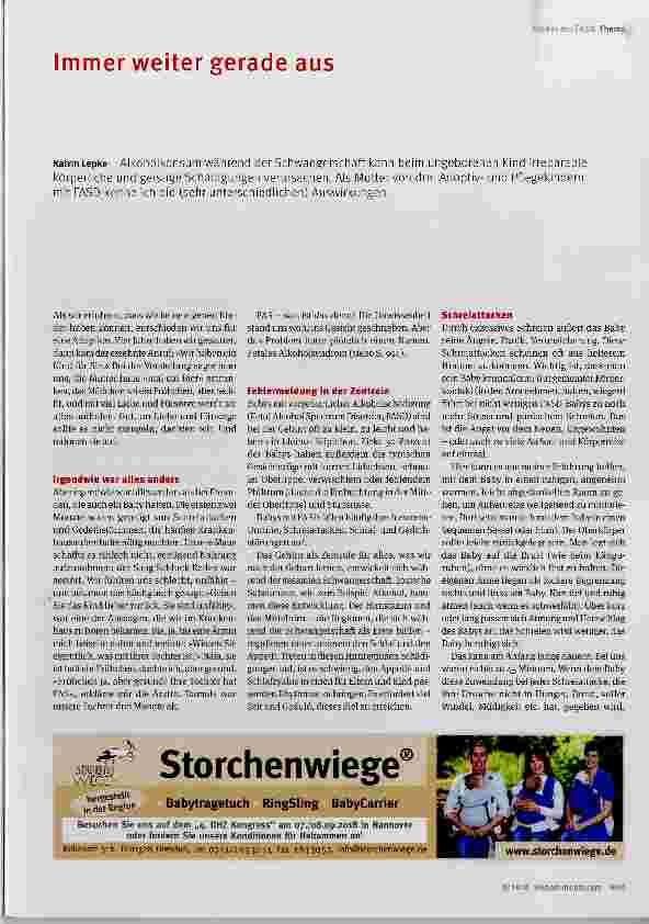 Vorschauseite 1: Immer weiter gerade aus