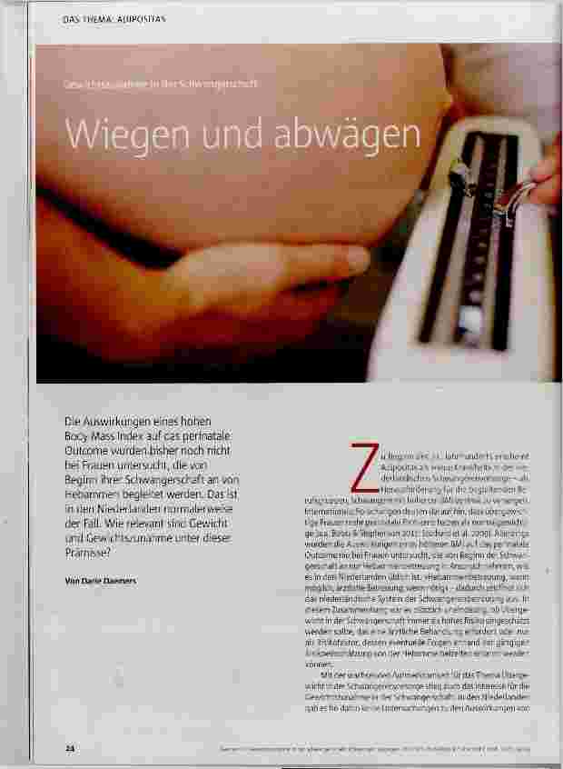 Vorschauseite 1: Wiegen und abwägen?