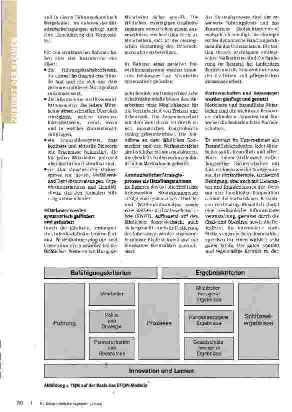 Vorschauseite 2: TQM als strategische Grundausrichtung