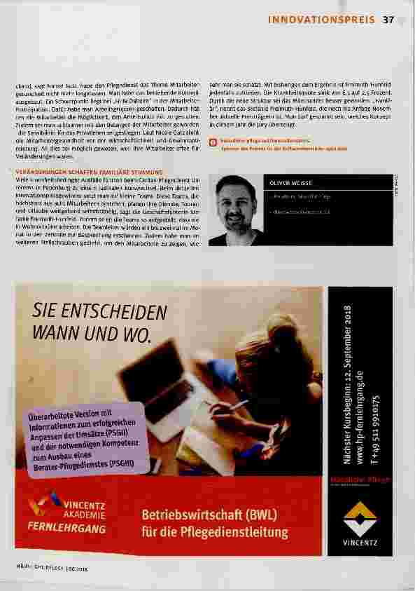 Vorschauseite 4: Zeit für Veränderungen