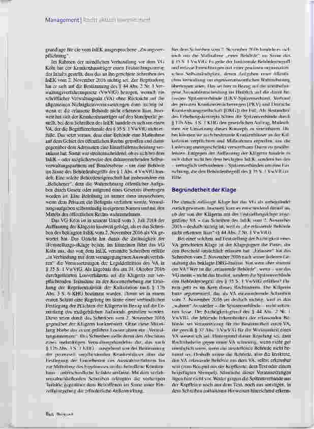 Vorschauseite 3: Rechtsstellung des„DRG- Instituts weiterhin ungeklärt