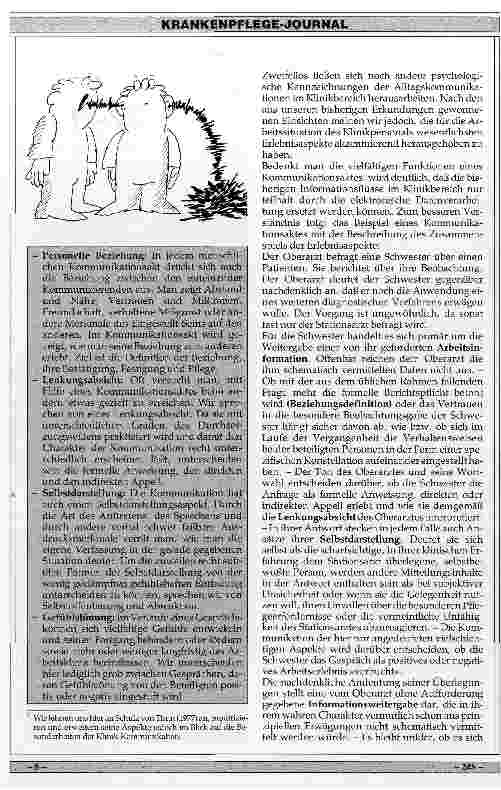 Vorschauseite 4: Psychologische Aspekte der Klinik-Kommunikation im Pflegebereich