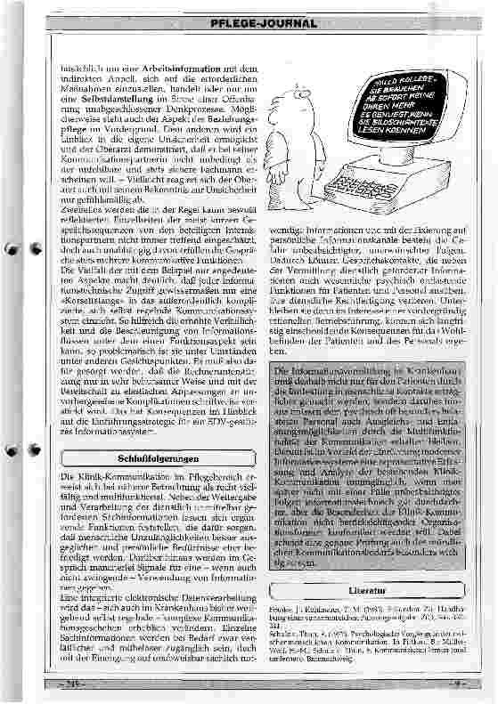 Vorschauseite 5: Psychologische Aspekte der Klinik-Kommunikation im Pflegebereich