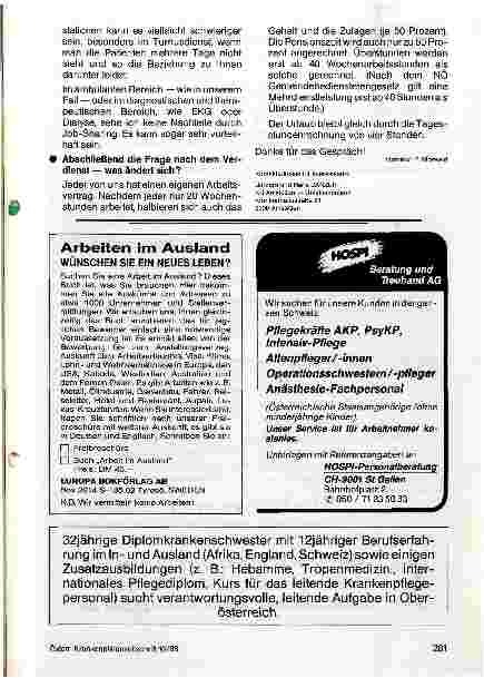 Vorschauseite 2: Job-charing in der Krankenpflegeschule Interview mit Barbara und Hans Danzer