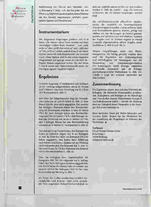 Vorschauseite 2: Homöopathie und Kaffee Hilfe mit homöopathischen Zubereitungen