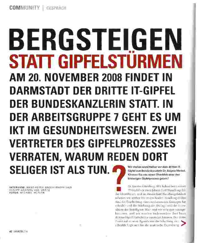 Vorschauseite 1: BERGSTEIGEN STATT GIPFELSTÜRMEN