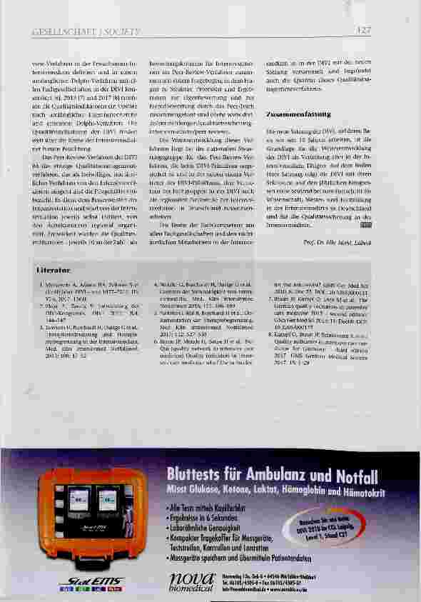 Vorschauseite 4: Zehn Jahre neue DIVI-Satzung