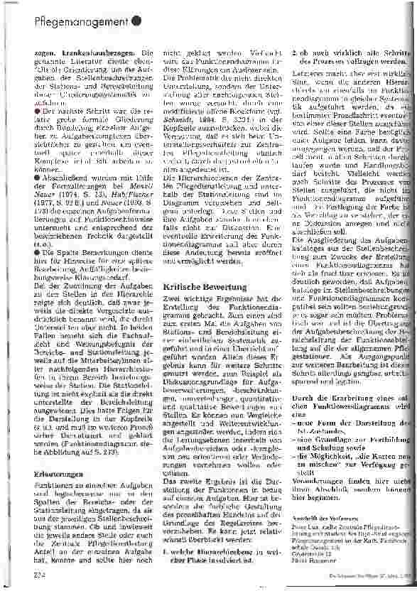 Vorschauseite 6: Erstellen eines Funktionendiagramms Stationsbereichsleitung durch Verknüpfung vorhandener Stellenbeschreibungen