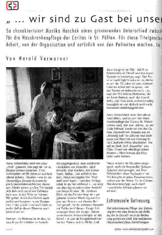 Vorschauseite 1: ... wir sind zu Gast bei unseren Patienten.