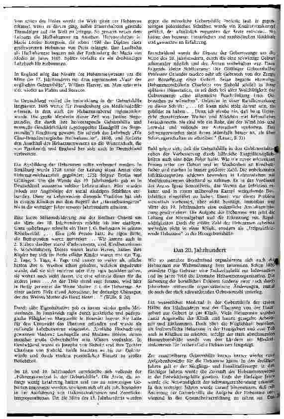 Vorschauseite 3: Der Beruf der Hebamme im Wandel aus der Sicht einer Anstaltshebamme