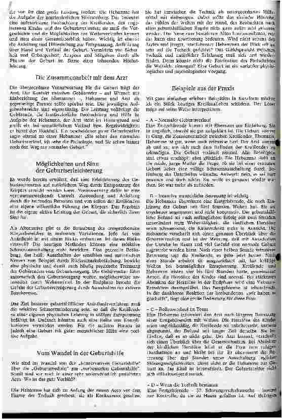 Vorschauseite 5: Der Beruf der Hebamme im Wandel aus der Sicht einer Anstaltshebamme