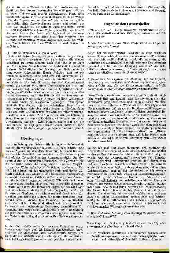 Vorschauseite 6: Der Beruf der Hebamme im Wandel aus der Sicht einer Anstaltshebamme