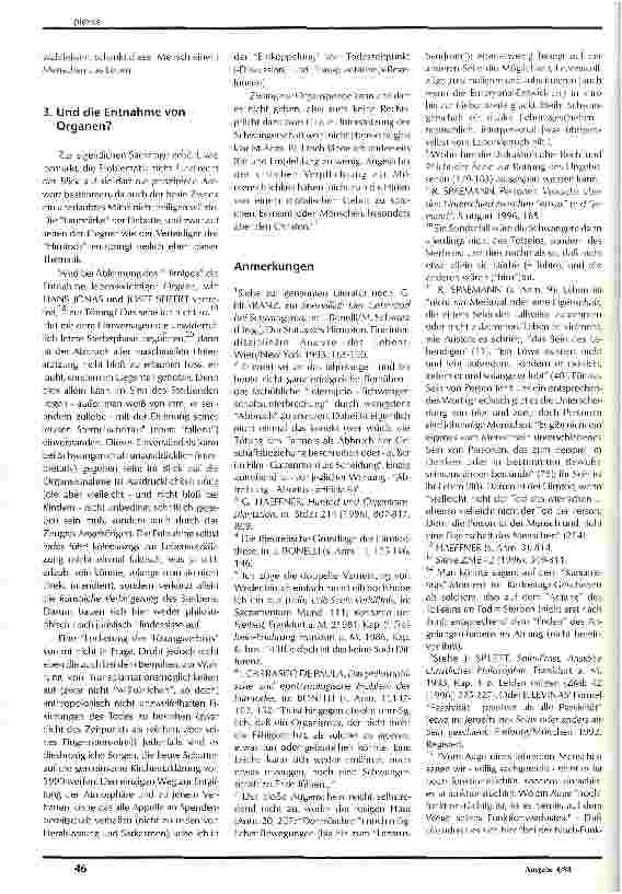 Vorschauseite 3: Philosophische Gedanken zum Fallbericht Von einer Schwangerschaftsbegleitung nach Hirnversagen
