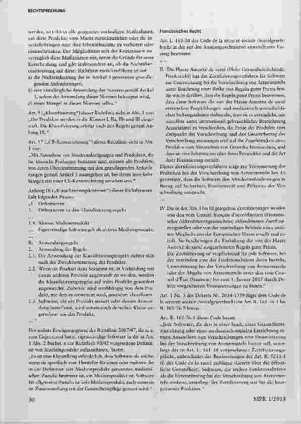 Vorschauseite 3: Software als Medizinprodukt