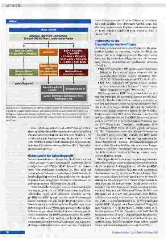Vorschauseite 2: Bestimmung natriuretischer Peptide bei Atemnot