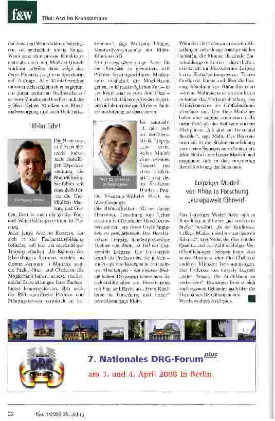 Vorschauseite 3: Private Klinikkonzerne bilden Ärzte aus