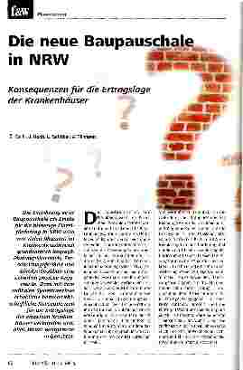 Vorschauseite 1: Die neue Baupauschale in NRW