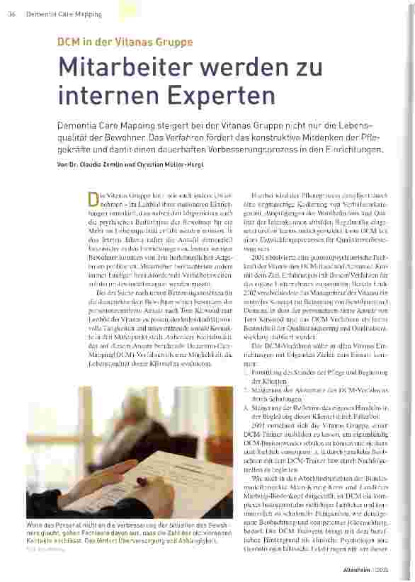 Vorschauseite 1: Mitarbeiter werden zu internen Experten