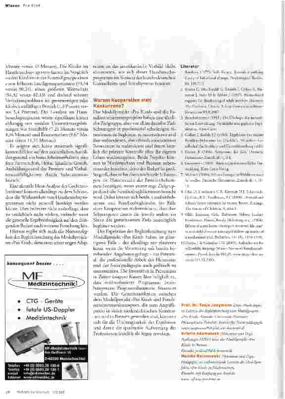Vorschauseite 4: Kooperation statt Konkurrenz