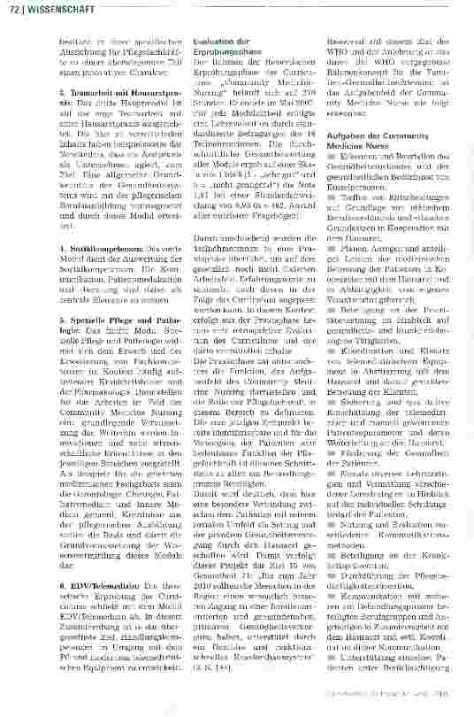 Vorschauseite 3: Die Tele-Gesundheitsschwester