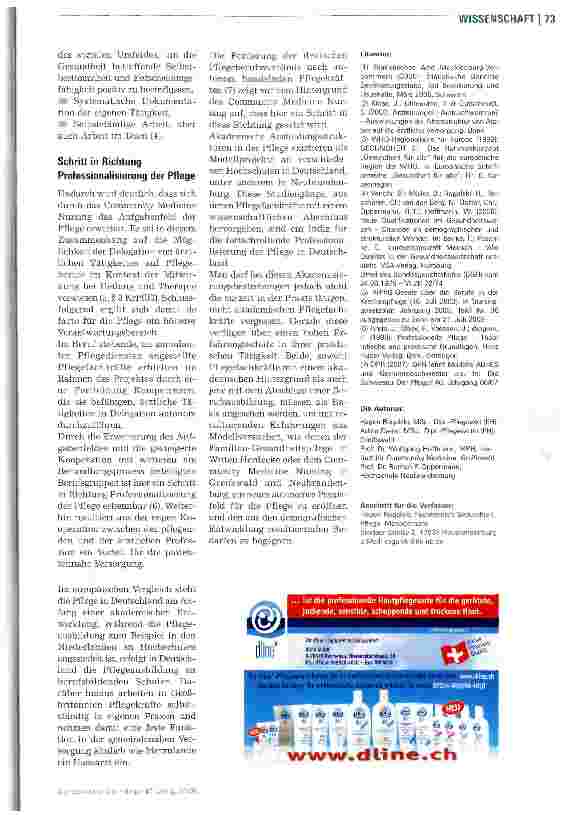 Vorschauseite 4: Die Tele-Gesundheitsschwester