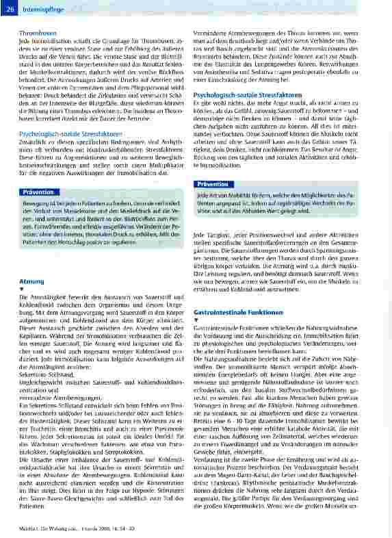 Vorschauseite 3: Die Wirkung von Immobilisation: Traditionelle Prävention und der Beitrag von Maietta-Hatch-(MH-)Kinaesthetics