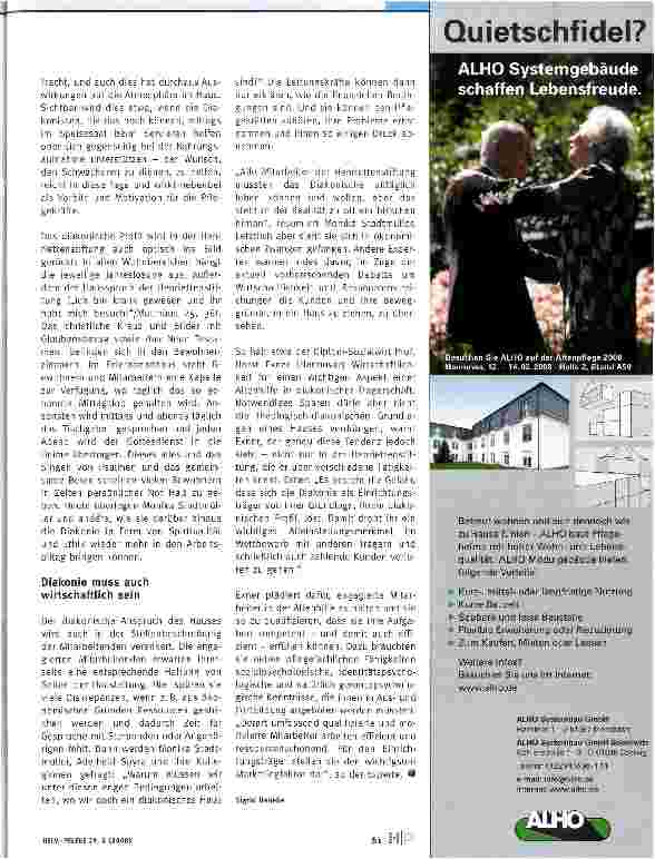 Vorschauseite 4: Gelebte Diakonie