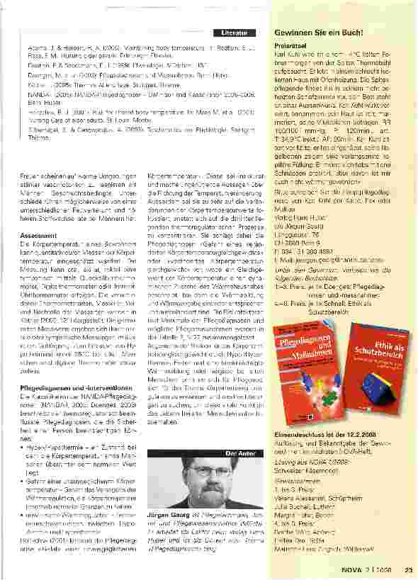 Vorschauseite 4: Vitalfunktion: Temperaturregulation bei alten Menschen