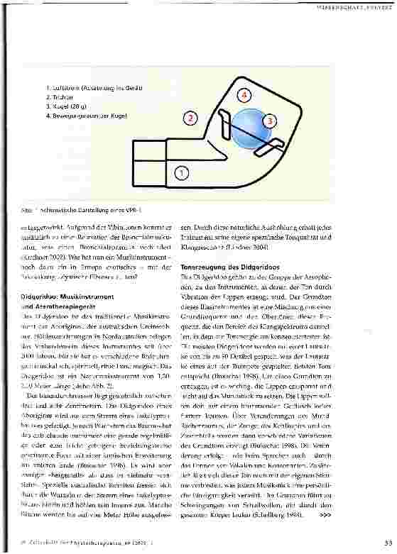 Vorschauseite 4: Didgeridoospielen als Ergänzung von Physiotherapie für Menschen mit Mukoviszidose