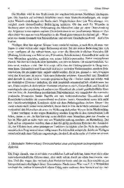 Vorschauseite 2: Sorge um den Leib - Verfügen über den Körper