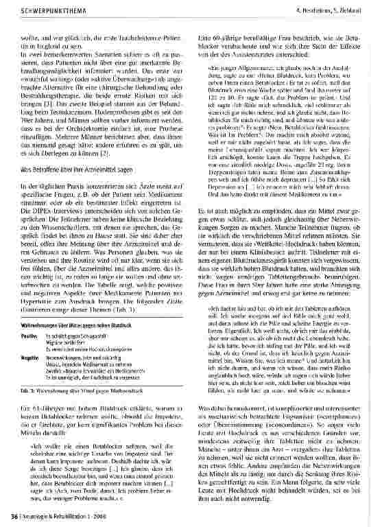 Vorschauseite 6: Das DIPEx-Projekt: Eine systematische Sammlung persönlicher Krankheitserfahrungen