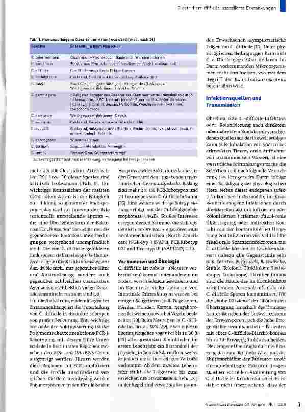 Vorschauseite 2: Clostridium-difficile-assoziierte Erkrankungen