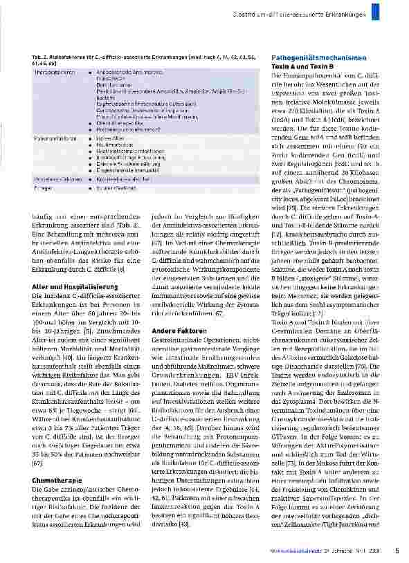 Vorschauseite 4: Clostridium-difficile-assoziierte Erkrankungen