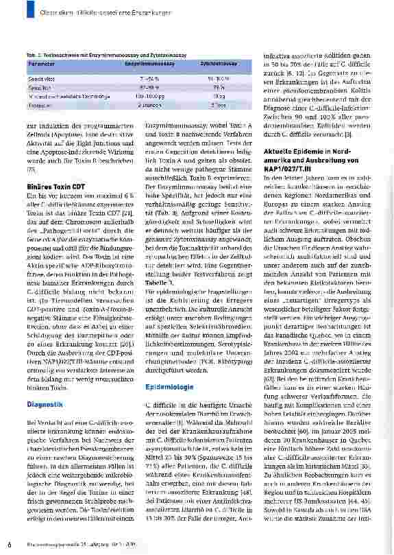 Vorschauseite 5: Clostridium-difficile-assoziierte Erkrankungen
