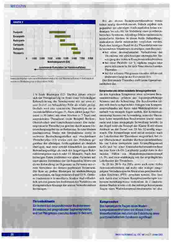 Vorschauseite 4: Therapie bei tiefer Beinund Beckenvenenthrombose