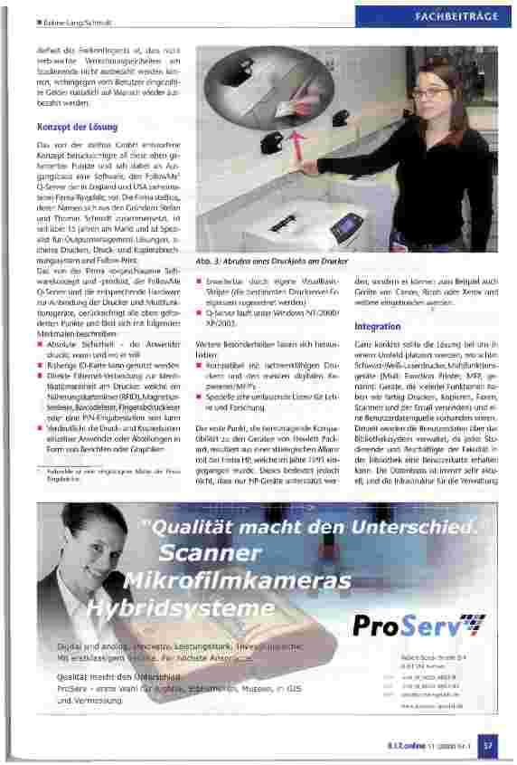 Vorschauseite 3: Einführung einer Follow Print Lösung an der Medizinischen Fakultät Mannheim der Universität Heidelberg