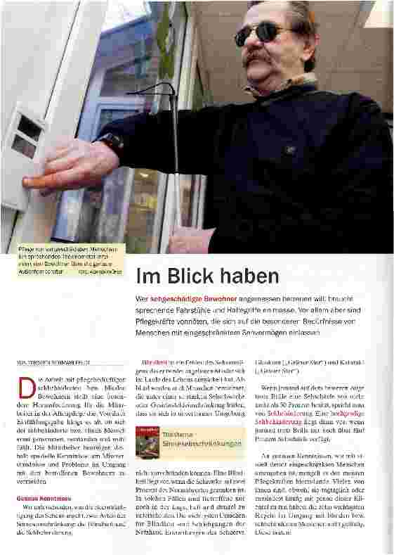 Vorschauseite 1: Im Blick haben