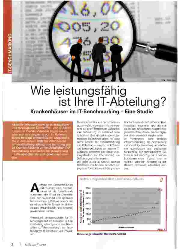 Vorschauseite 1: Wie leistungsfähig ist Ihre IT-Abteilung?