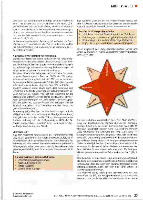Vorschauseite 3: Leitung und Förderung von Teams mit der systemischen Methode Twin Star