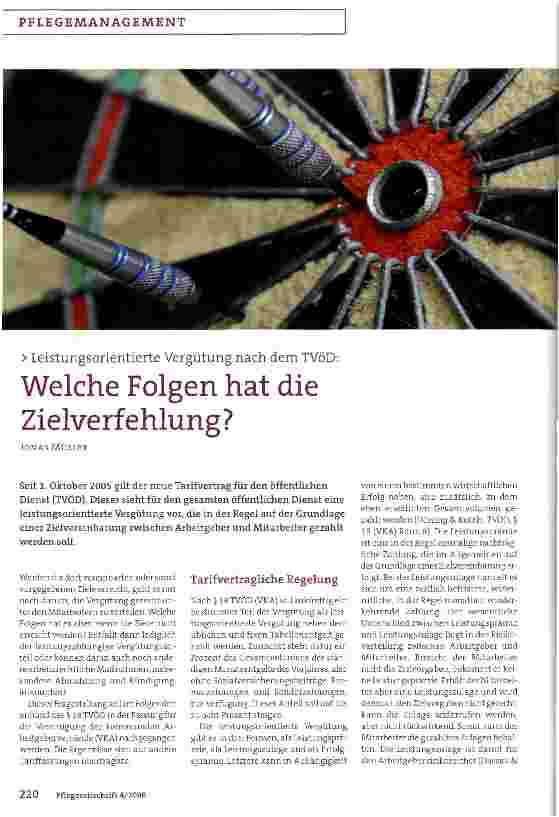 Vorschauseite 1: Welche Folgen hat die Zielverfehlung?