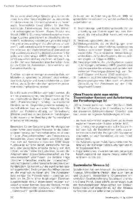 Vorschauseite 3: Forschung und Sozialarbeitswissenschaft