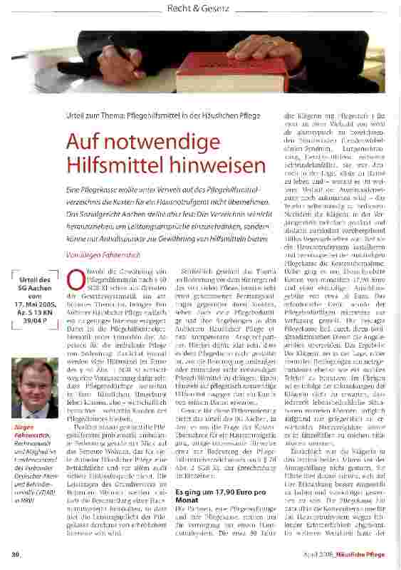 Vorschauseite 1: Auf notwendige Hilfsmittel hinweisen