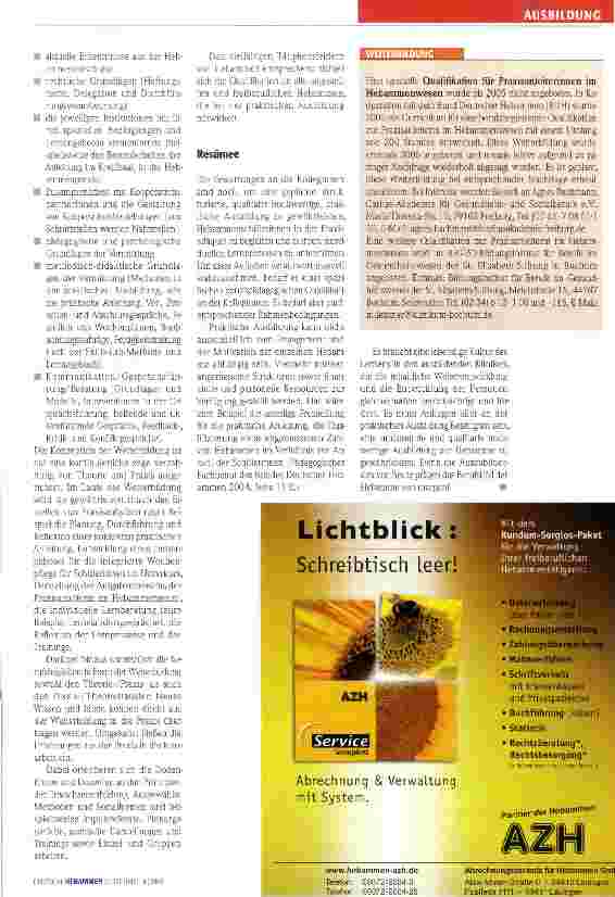 Vorschauseite 4: Praxisanleiterinnen sind Fachfrauen!