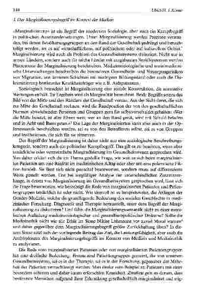 Vorschauseite 2: Der marginalisierte Patient - medizinische Realität oder polemische Fiktion?