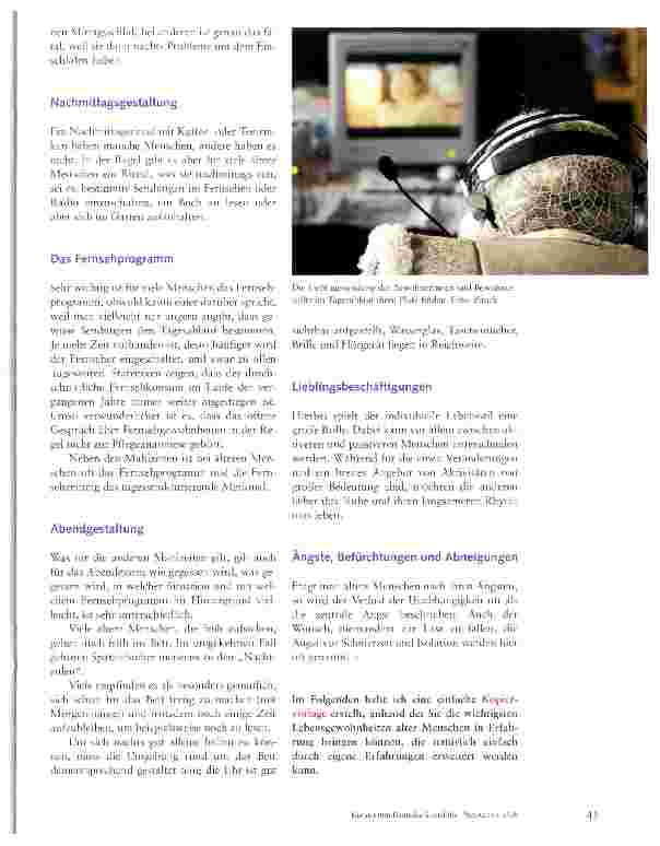 Vorschauseite 3: Die „persönliche Gebrauchsanweisung erleichtert das Miteinandervon Klienten und beruflich Pflegenden