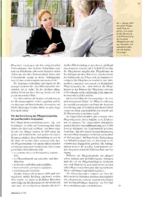 Vorschauseite 2: Die Testphase für bessere Pflegeberatung läuft