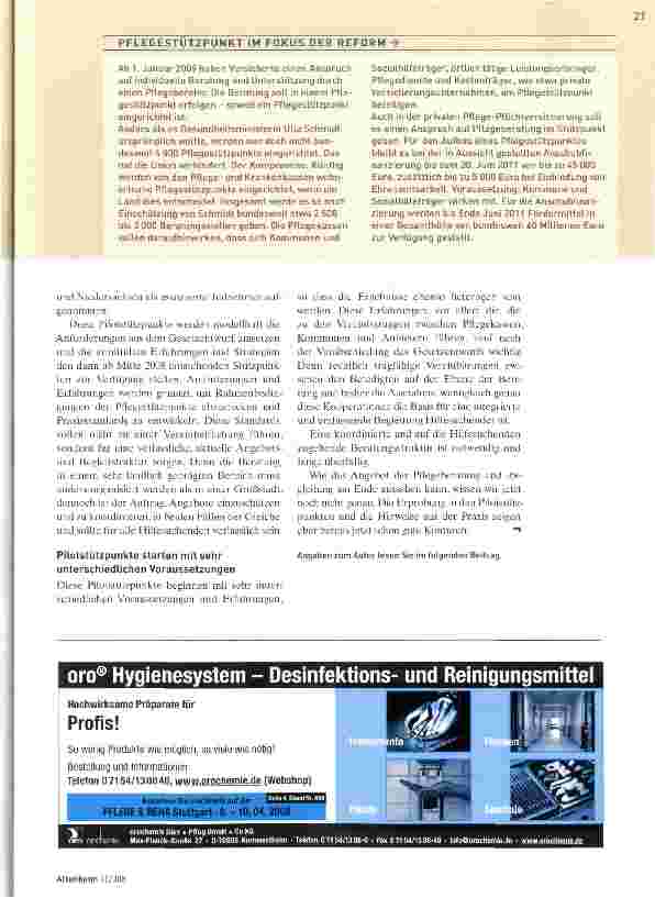 Vorschauseite 4: Die Testphase für bessere Pflegeberatung läuft
