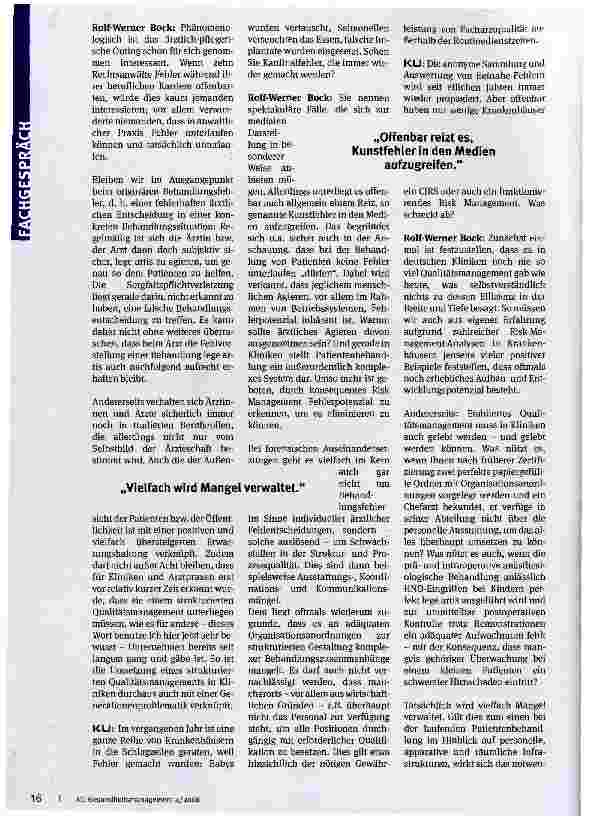 Vorschauseite 3: Mit Behandlungsfehlern umgehen lernen