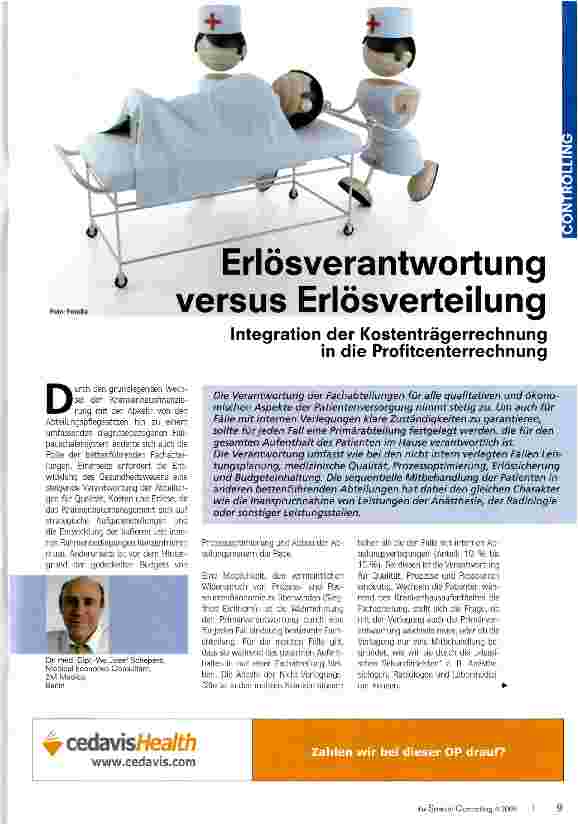 Vorschauseite 1: Erlösverantwortung versus Erlösverteilung