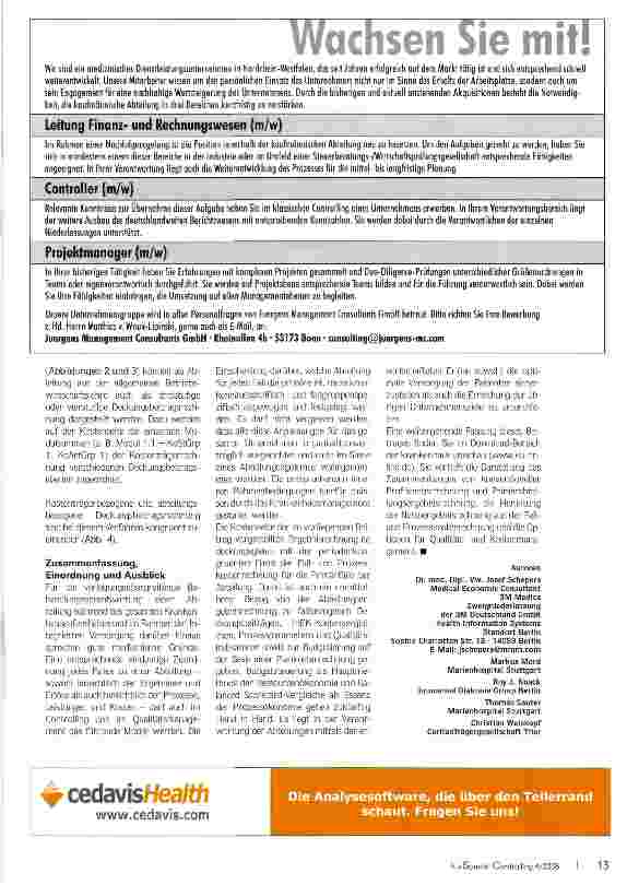 Vorschauseite 5: Erlösverantwortung versus Erlösverteilung